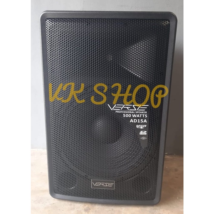 SPEAKER AKTIF VERSE AD 15A VERSE AD15A VERSE AD 15 A 500 WATT USB SD