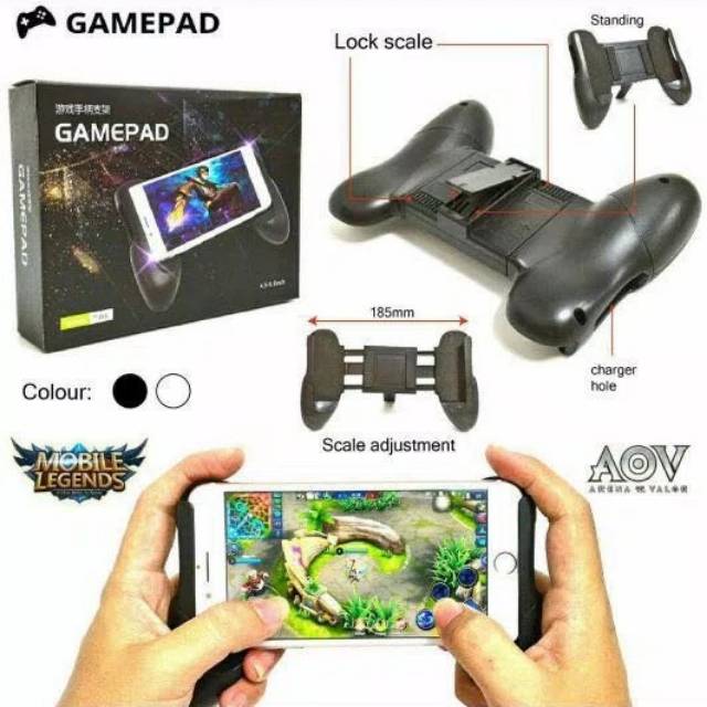 Gamepad holder joystick analog control