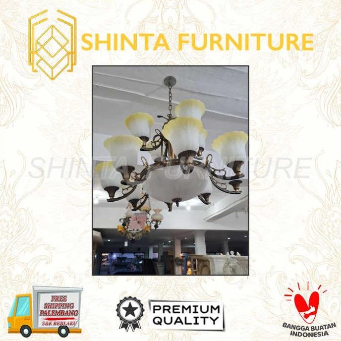 Lampu Gantung Keramik Klasik Modern Bunga Lampu Hias Klasik Ruang Tamu Hpople