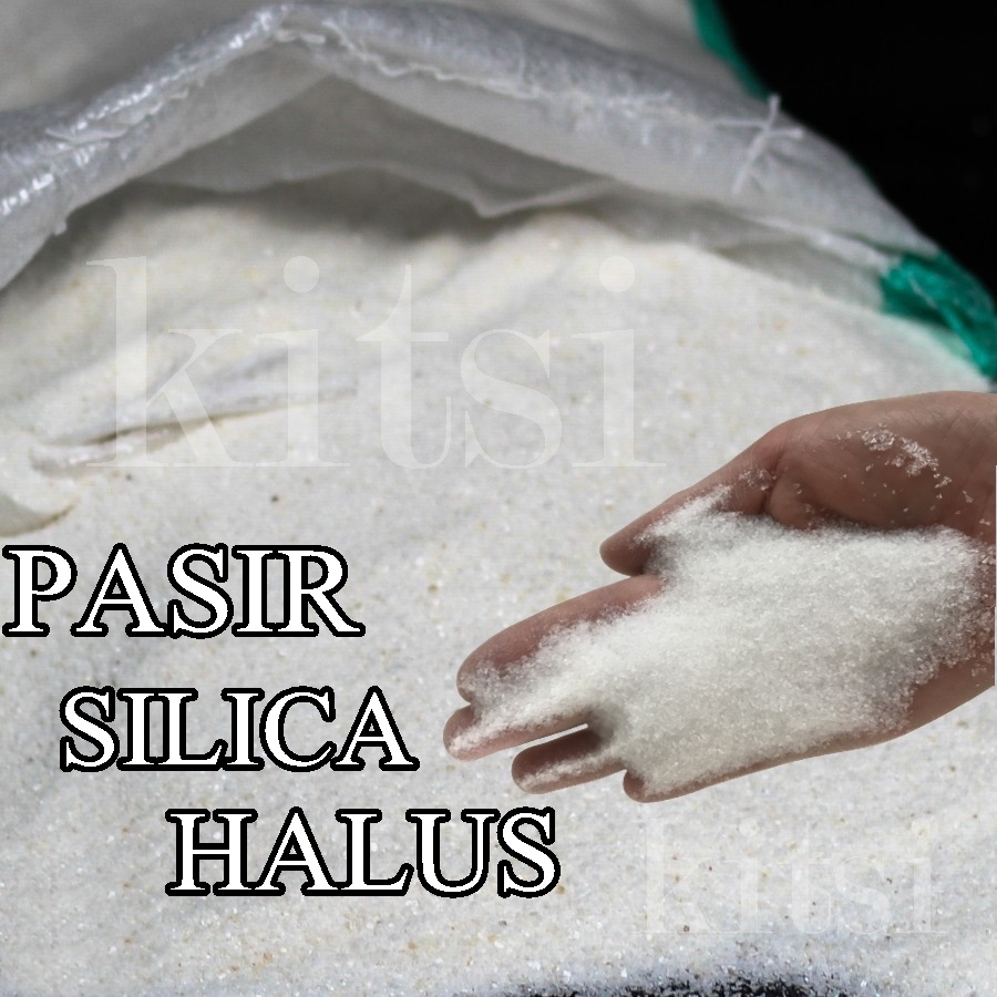 Pasir Silika Putih HALUS / Pasir Silica HALUS Air Terjun Aquarium / Pasir AIR TERJUN Aquascape