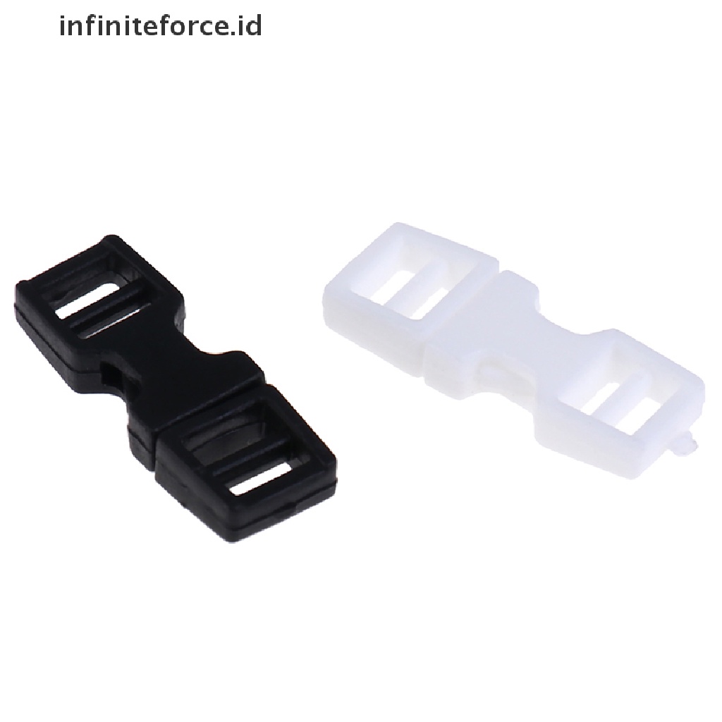 (Infiniteforce.Id) 10pcs Gesper Mini Ukuran 4mm Untuk Tas Ransel / Gelang Diy