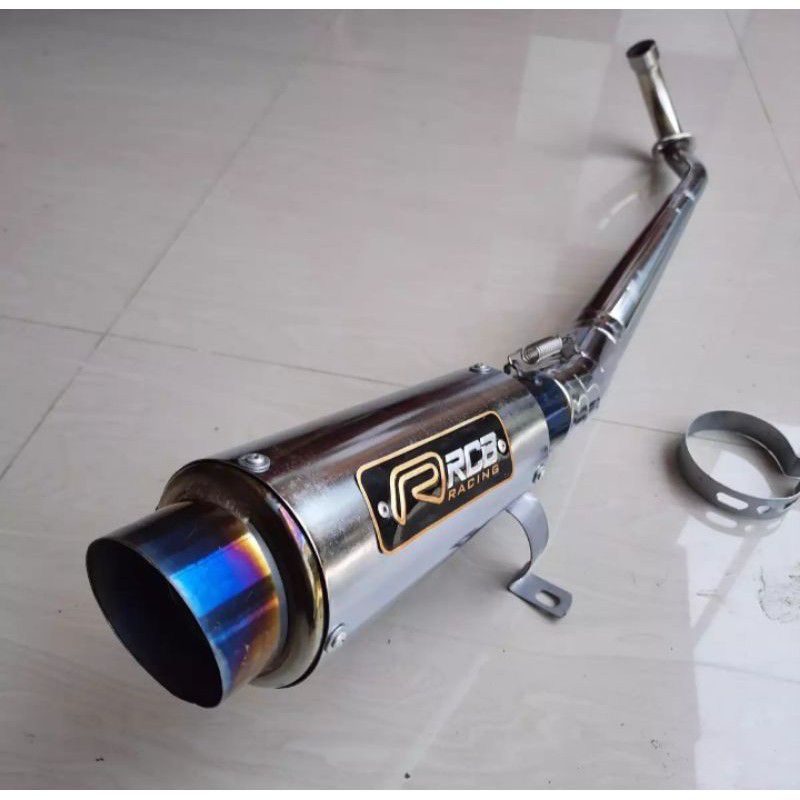 Knalpot Racing RCB Jupiter Supra Revo Vega Smash Shogun Karisma Blade Astrea grand C70 Kirana dll Kn