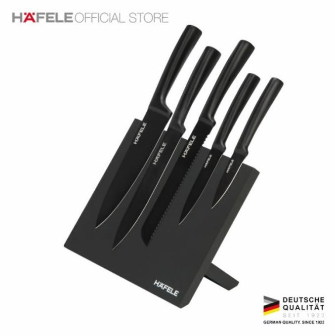 

Hafele Magnetic Stand Knife Set - Pisau Set Premium ( Isi 5) Hildawatimore