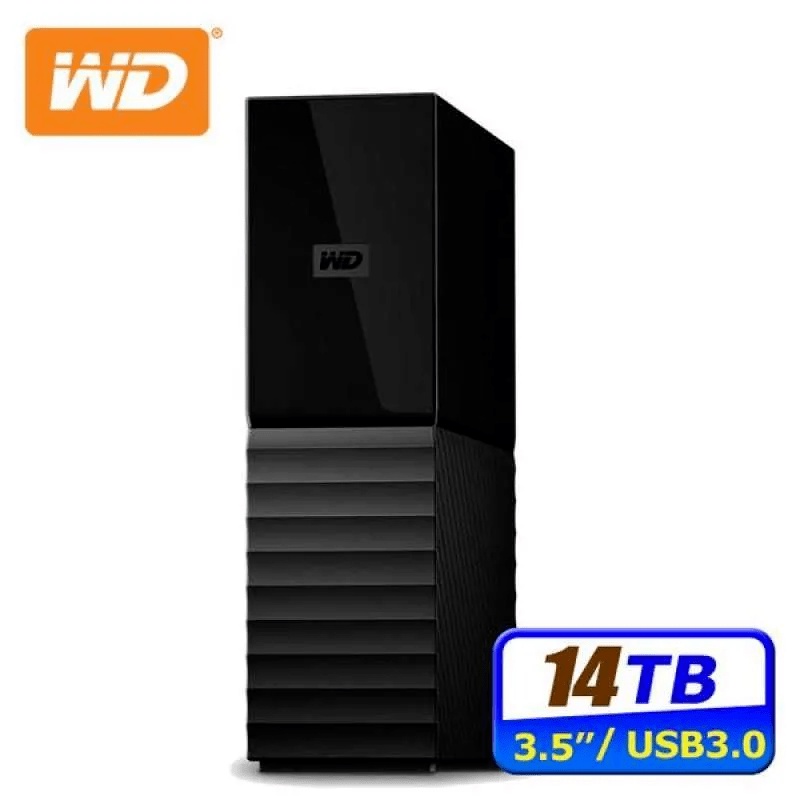 WD My Book 14TB Black HDD Hardisk Eksternal External 3.5&quot; MYBOOK 14 TB