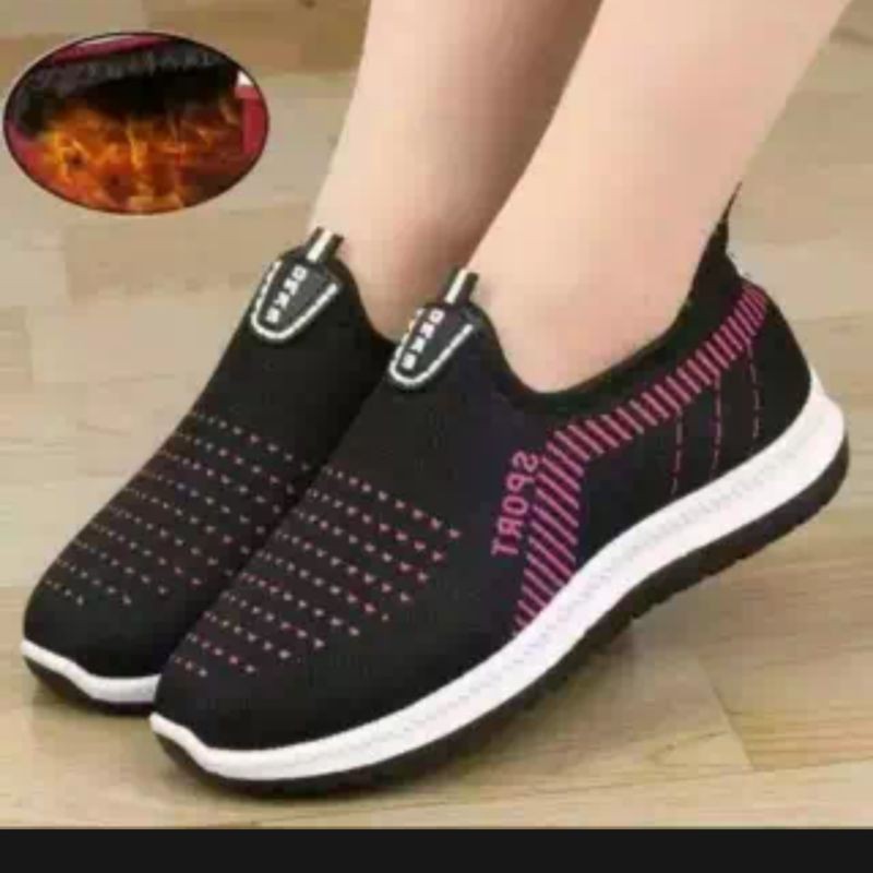 sepatu slip on anak print onke