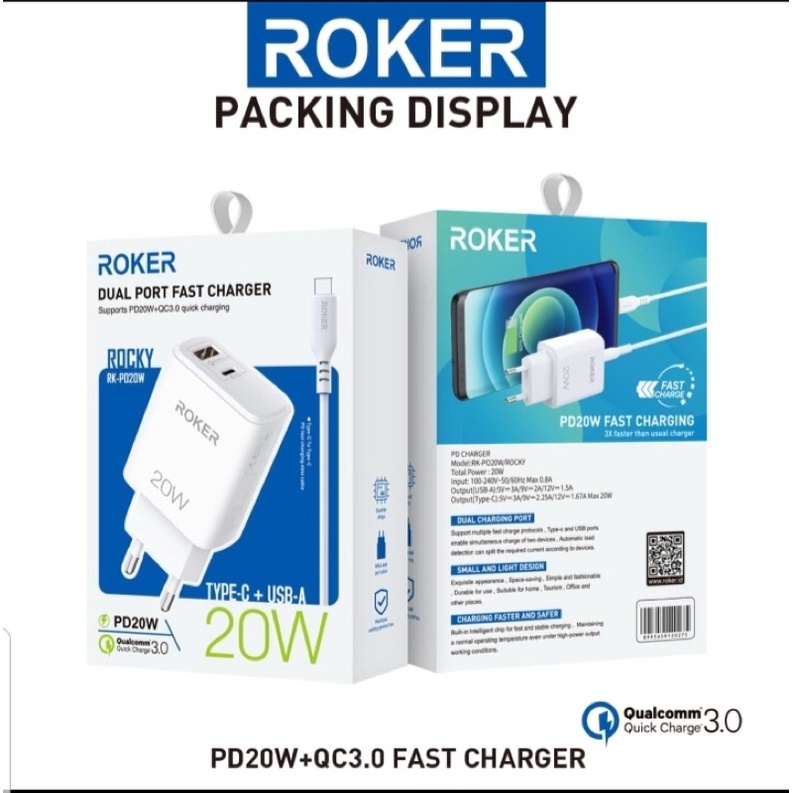 CHARGER ROKER ROCKY PD 20W