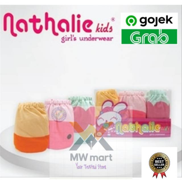 Celana dalam anak cewek Nathalie 1079 isi 3pcs