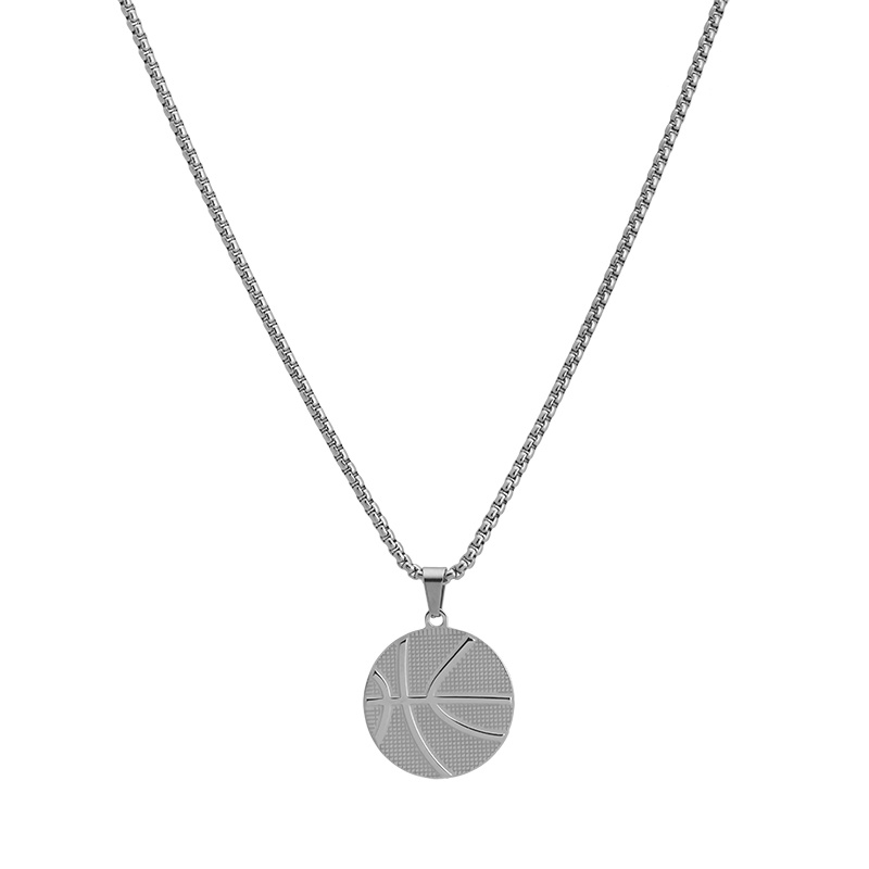Basketball Pendant Necklace Accessories Hip Hop Chain Fashion Personality Simple