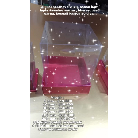 

sagara box - kotak custom - hardbox custom uk. 9x9x8 - kotak cake mini hardbox