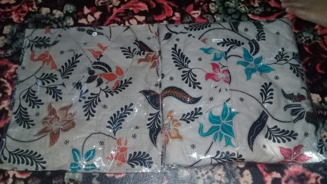 Batik Couple Jumbo_maora Sania Ruffle Batik Couple Ori Ndoro Jowi Dnt Garansi Termurah