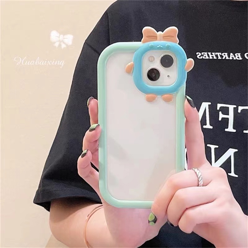 Soft Case TPU Motif Monster 3D Untuk Vivo Y16 Y02s Y02 Y35 Y22 Y22s V25e V25 V23e V23 V20 Pro Y15A Y15s Y01 Y01A Y75 Y76 T1 T1x Y21 Y21s Y33s Y33T Y21T Y21A Y12A Y12s Y20 Y20s Y20i Y20s[G] Y17 Y15 Y12 Y11 Y1s Y19 ins Candy Color TPU Soft Case Phone Case