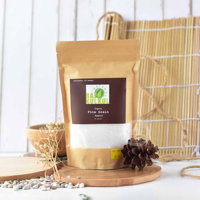 

Bagus Natural Balinese Sea Salt Fine Grain 500 Gr Bermutu