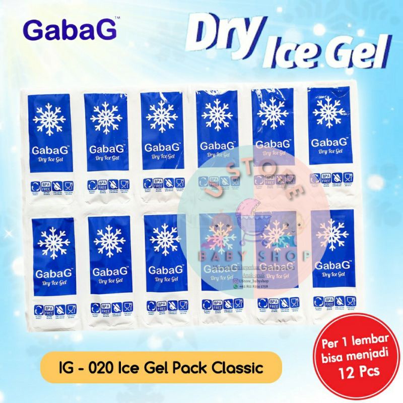 Dry Ice Gel Gabag / Ice Gel Dry Gabag thermafreeze / Ice gel Lembar