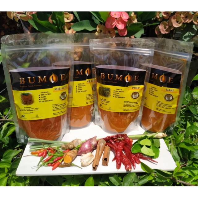 Bumbu Instan BUMOE 250 gr dengan 4 varian rasa | Shopee Indonesia