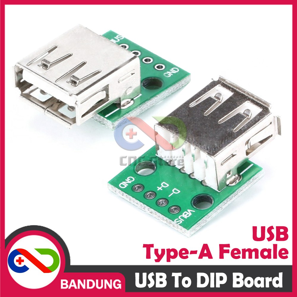 USB TYPE A FEMALE TO DIP ADAPTER CONVERTER 2.54MM PCB BOARD