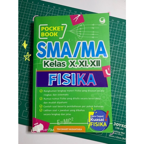 pocket book fisika SMA/MA kelas 10-12 (preloved original)