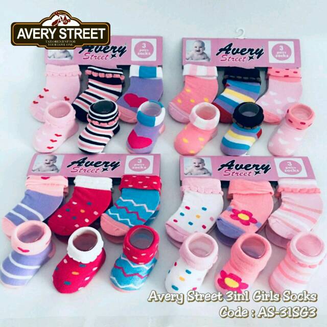 KAOS KAKI AVERY STREET 3PASANG