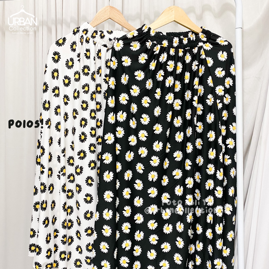 ROK PLISKET DAISY / ROK DAISY/BUNGA / SHIFON PREMIUM / SUNCREEPE / GRADE A