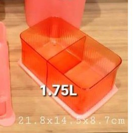 snack it by Tupperware warna peach dan ungu