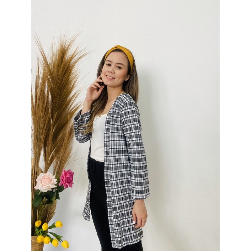 AFI - EC - Novila Rachella Outer Cardy / Cardigan Monokrom-5