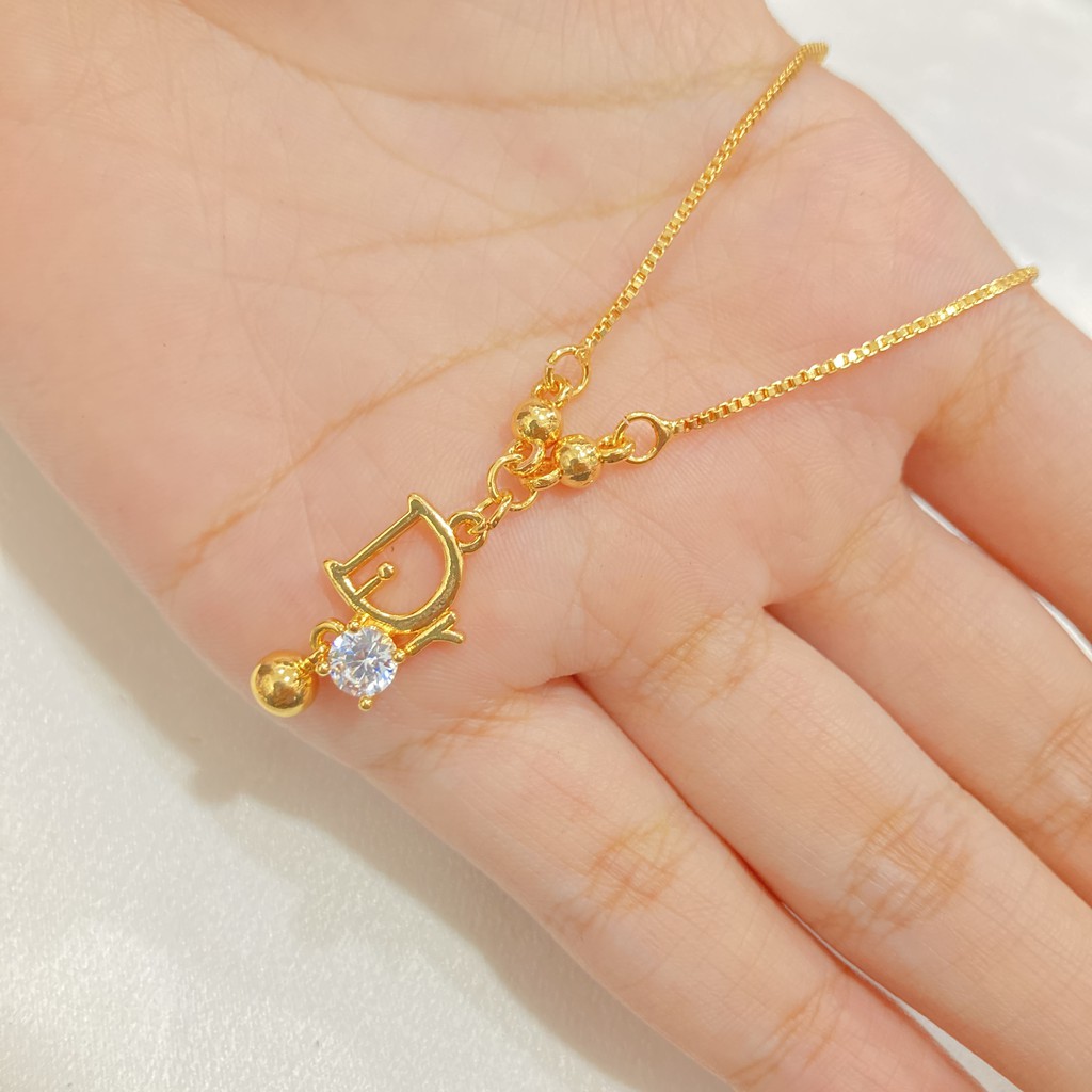 [NOIN] Kalung Koye Permata Lapis Emas 18K Aksesoris Wanita KLE-001