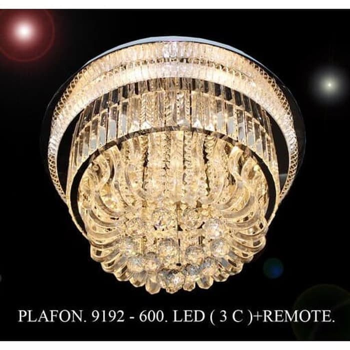 Lampu plafon led kristal / lampu hias / lampu kristal 9192