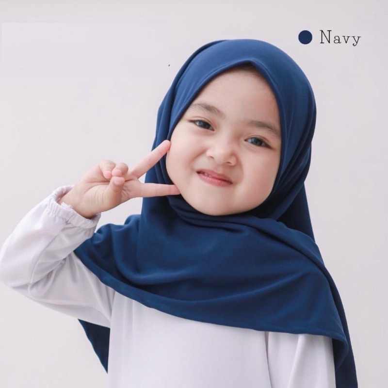 JILBAB HIJAB SEGITIGA INSTAN ANAK JERSY