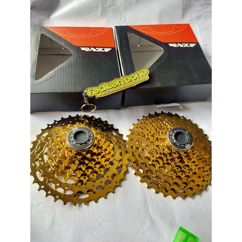 Sprocket Raze 8speed 11-36T gold