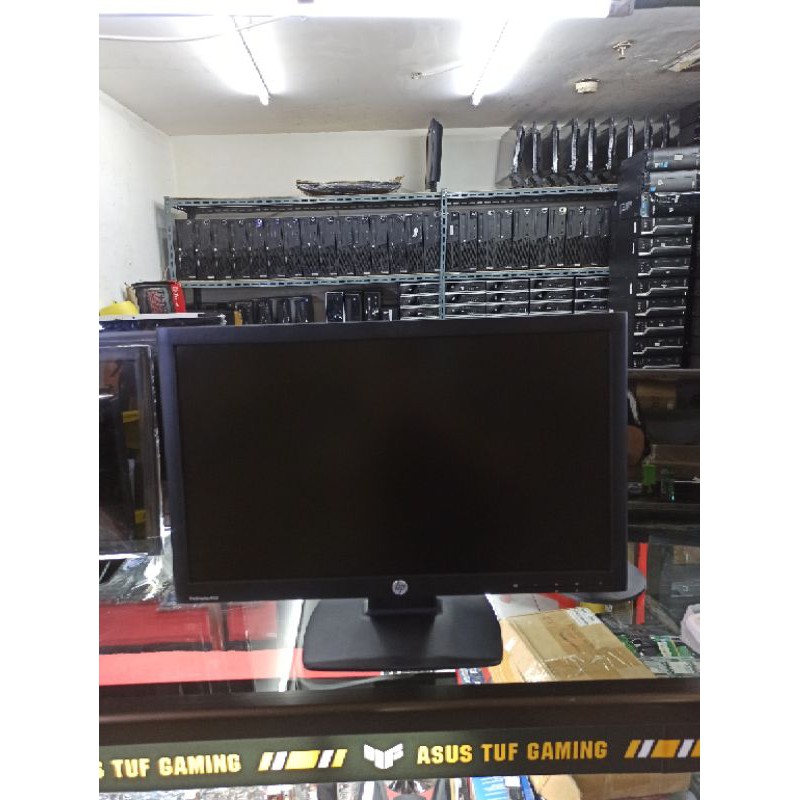 Led monitor HP P222va 22 inc wide Fullhd resolusi 1920x1080p LENGKAP BOX