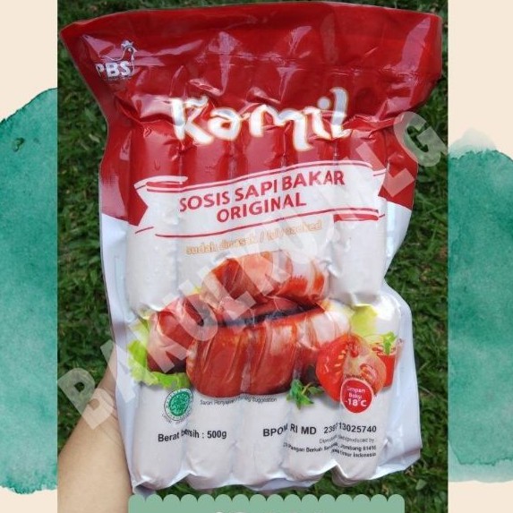 

Kamil Sosis Sapi Bakar - isi 10 Sosis Bakar Kamil - Sosis Bakar Sapi - Soskar Sapi - Soskar Kamil