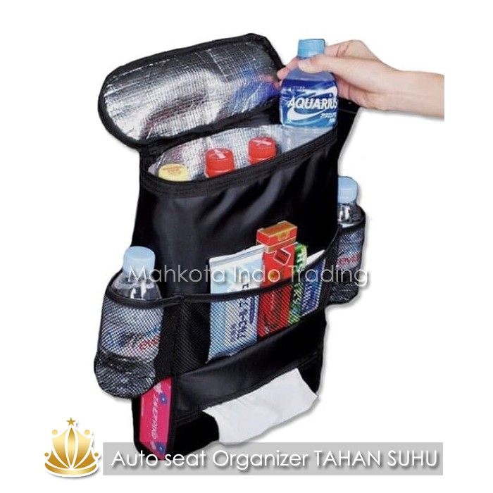 Auto seat Organizer TAHAN SUHU Panas Dingin / Tempat Penyimpanan Mobil