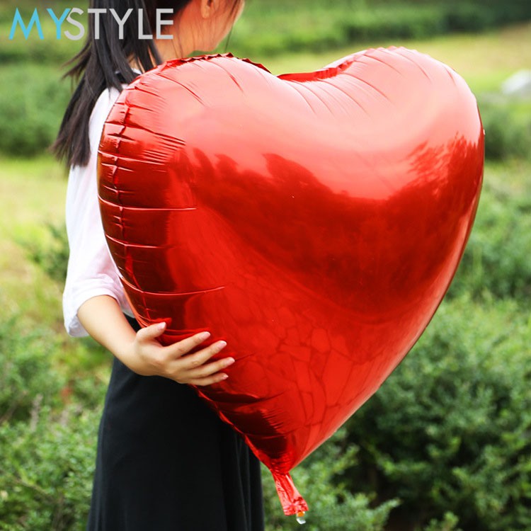 BALON FOIL HATI 24&quot; JUMBO BALON FOIL LOVE KARAKTER BALON FOIL MURAH BALON