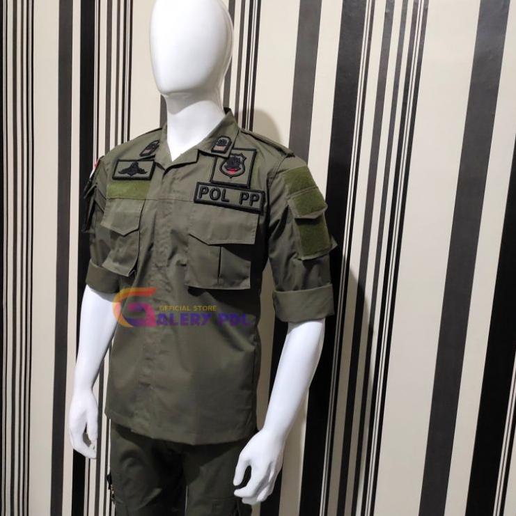 Telah Hadir.. PDL POL PP Seragam pdl pol PP atribut satpol pp LENGKAP