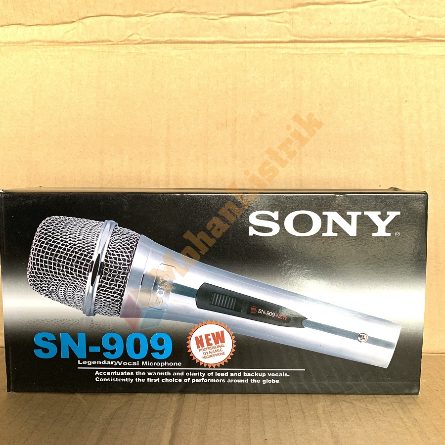 Mic Mikrofon Kabel Sony SN 909 Mik Karaoke Microphone Kabel SN 909