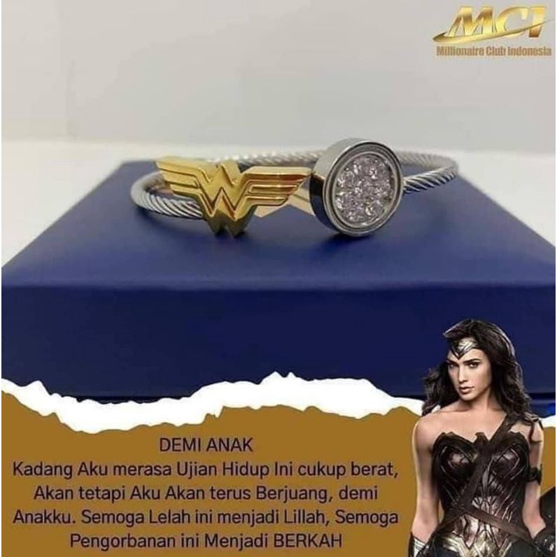 GELANG MCI WONDER WOMAN BANGLE