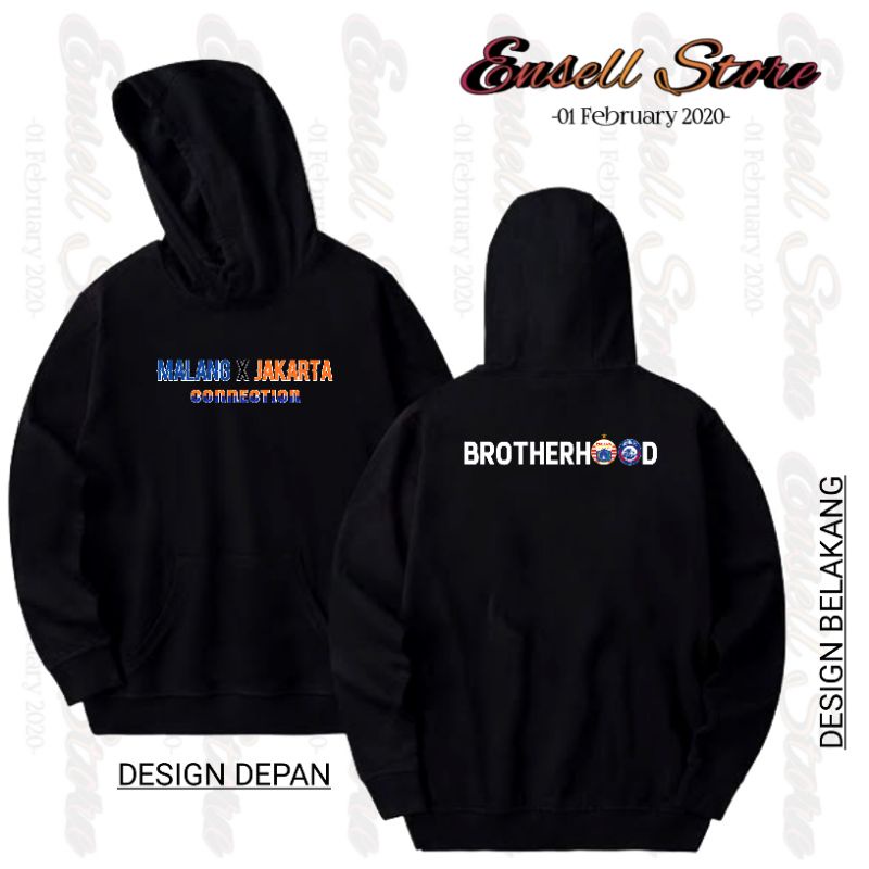 Hoodie Malang X Jakarta/Hoodie Jakmania/Hoodie Aremania •EnsellStore•