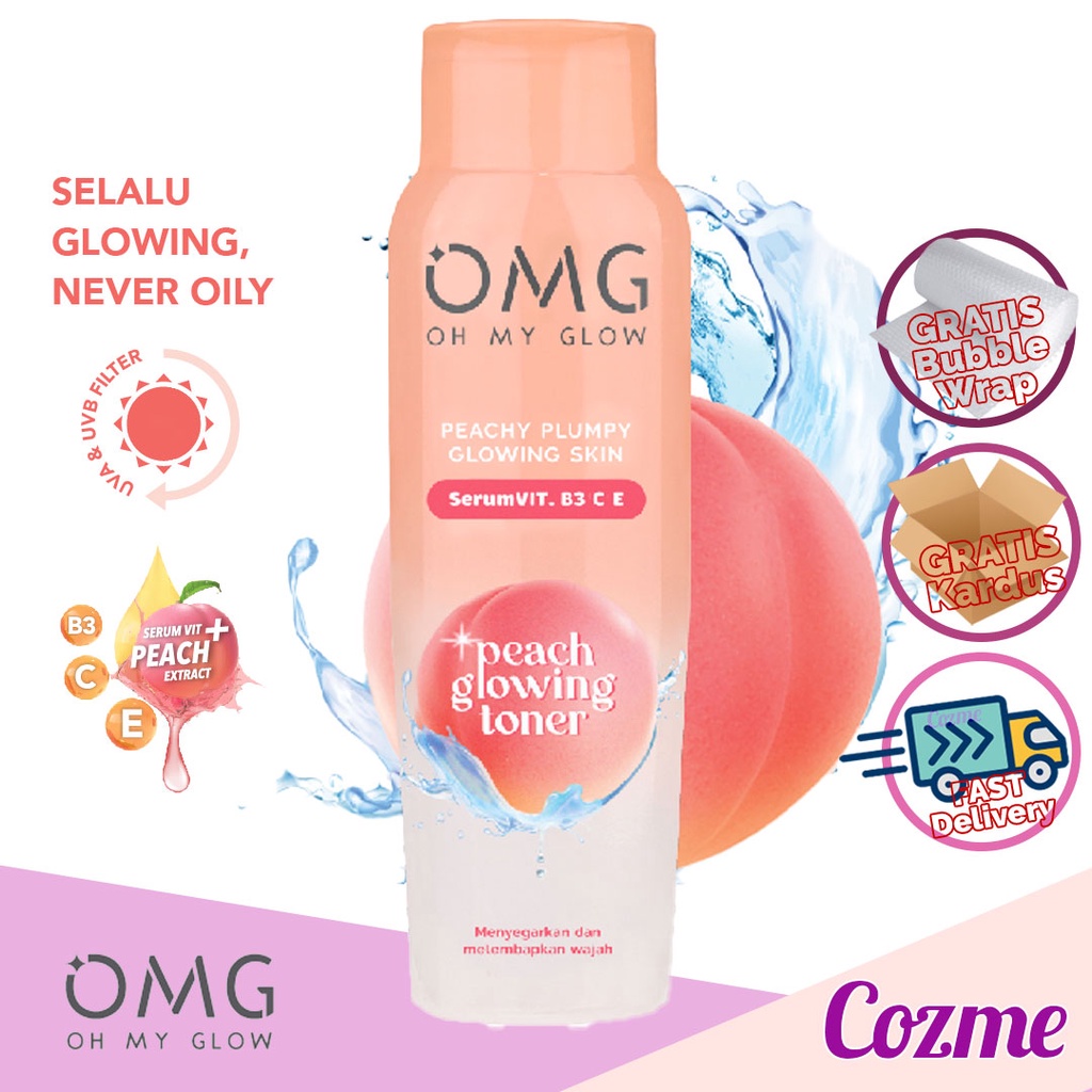 OMG OH MY GLOW Peach Glowing Toner 100mL