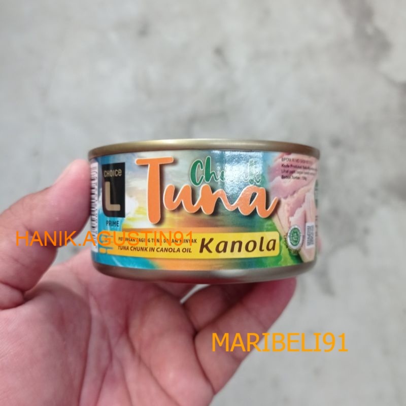 

Choice L Tuna Chunk In Kanola Daging Tuna Dalam Minyak Kanola 185Gr