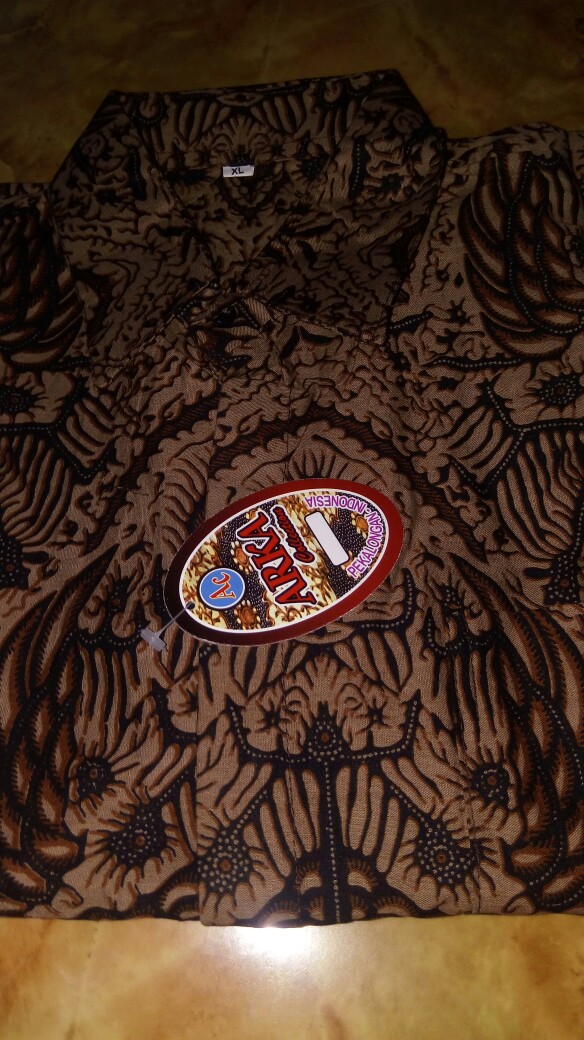 Batik Pria Kemeja Batik Slim Fit Modern Lengan Panjang Corak Motif Unik Luigi Batani - Lb 438