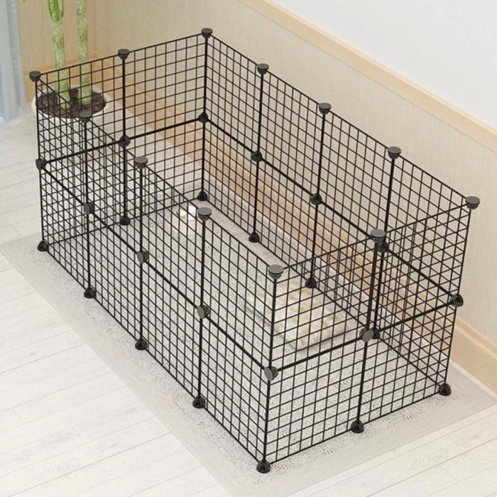Kandang Pagar Diy Dengan Pintu Untuk Anjing/ Kucing 082