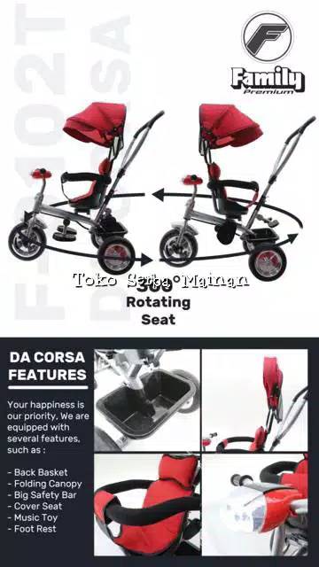 SEPEDA RODA TIGA FAMILY  F8102