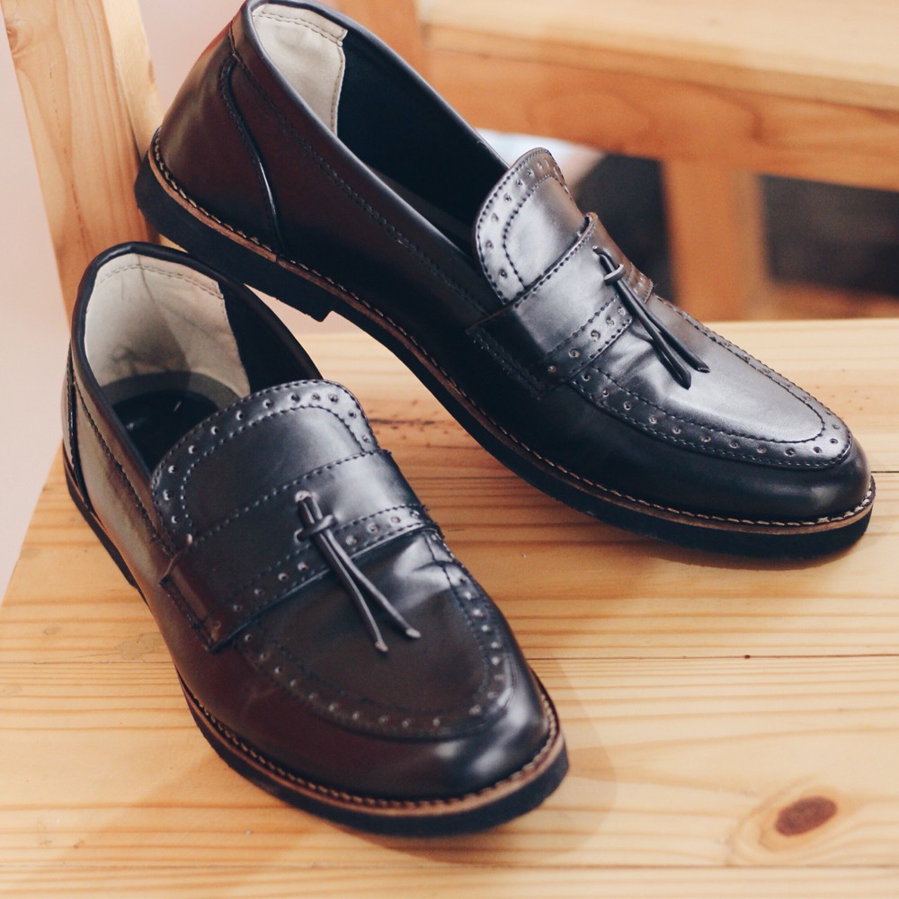 SEPATU GIANT FLAMES PIETRA BLACK SEPATU PRIA SEPATU PRIA VINTAGE
