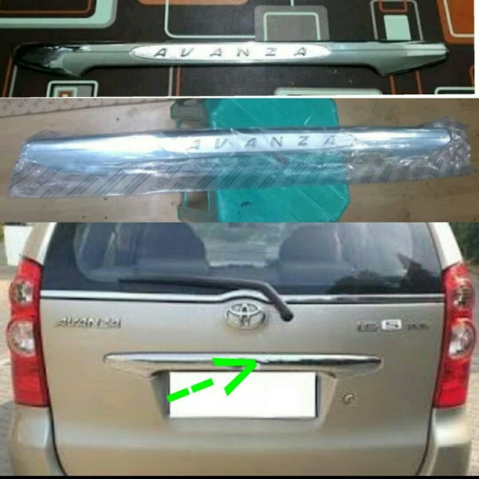 List Trunklid Chrome Model Logo Avanza Lama 2005-2011