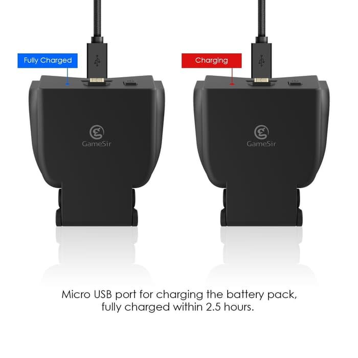 GameSir Battery Pack for PS4 Wireless Controllers