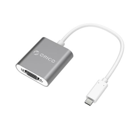 Type c to vga adapter converter orico full hd 15cm cable aluminum rcv - konverter Usb-c to vga 1080p