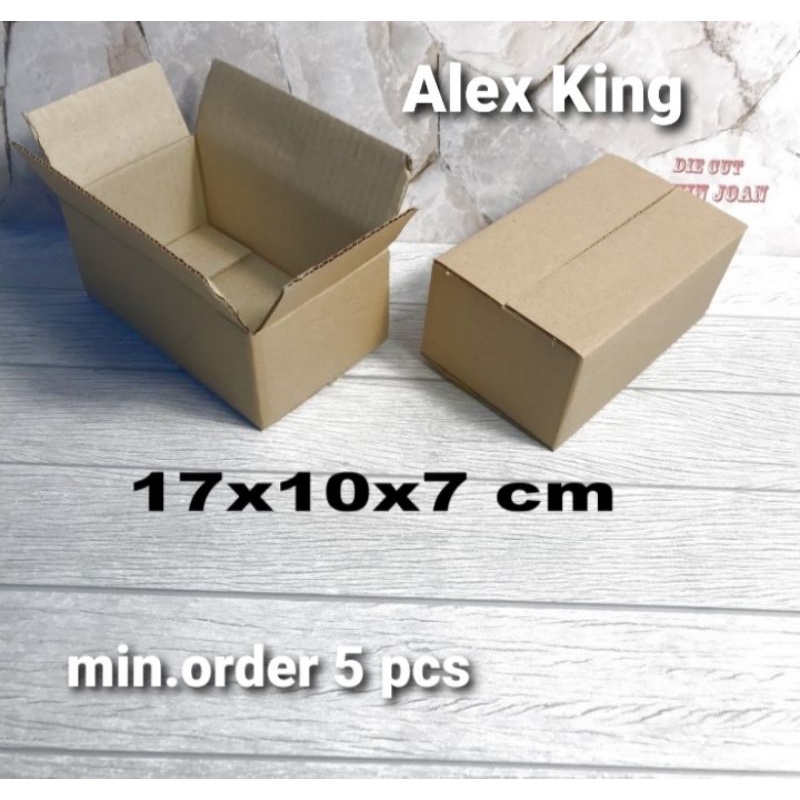 

Kardus / box / uk. 17 x 10 x 7 cm / karton packing polos baru ST