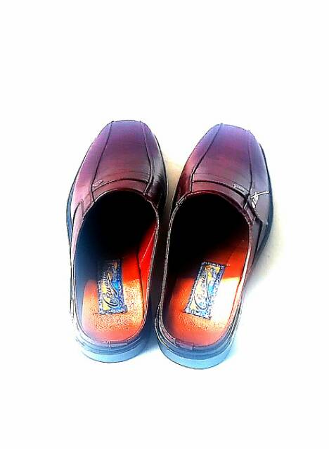 Mandiens SJ109 Sepatu Sendal Kulit Selop Original BUAYA Export Quality