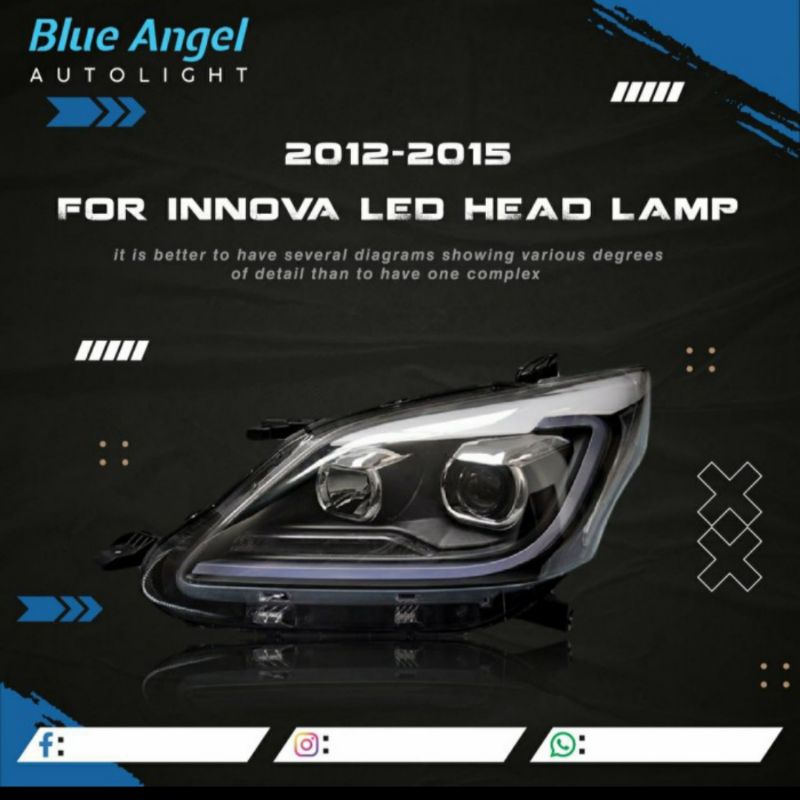 Headlamp innova 2012-2015