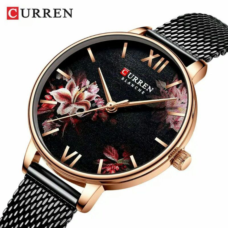 JAM TANGAN CURREN WATCH 9059 JAM TANGAN WANITA CEWEK ORIGINAL TAHAN AIR