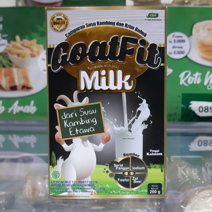 

Susu kambing / susu kambing colostrum / susu kambing goatfit 200gram
